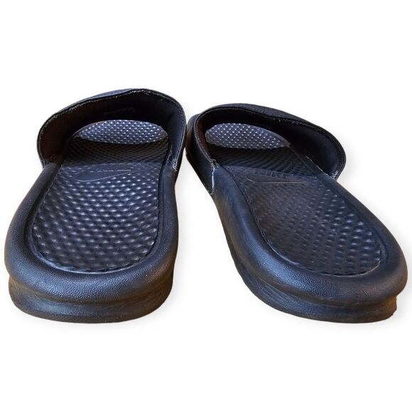 Nike Black Red Slides Womens 10 - Picture 4 of 6